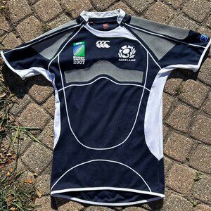 Vintage Player Version Scotland Rugby World Cup 2007 Jersey Sz XL